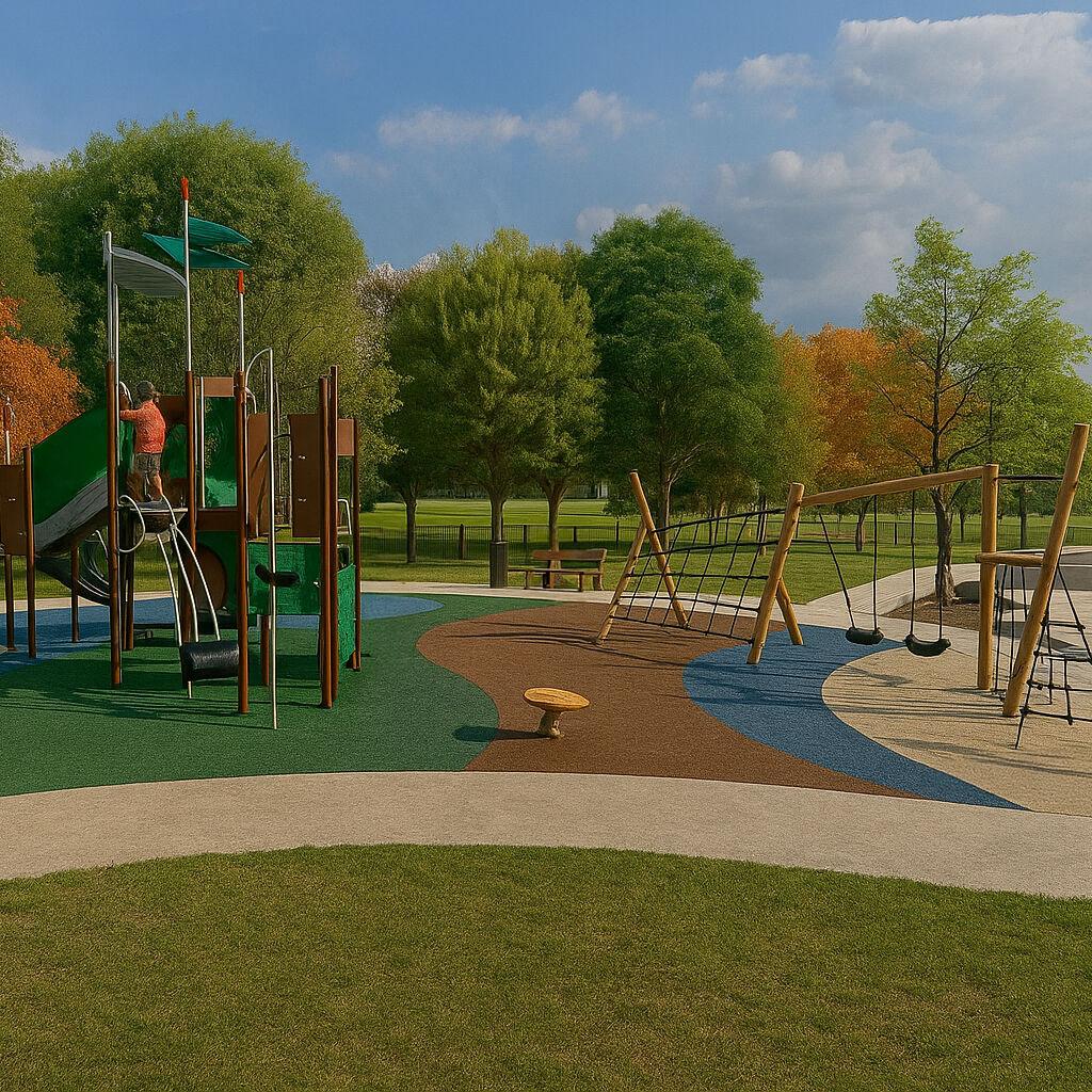 Jungle Gym rendering for new playground at St. Joseph's Children's Home